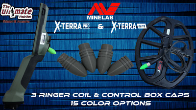 Minelab X-Terra Elite 3 Ringer coil and control unit caps. Set of 4