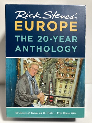 Rick Steves' Europe - The 20-Year Anthology (DVD, 2019, 17-Disc Set, new)