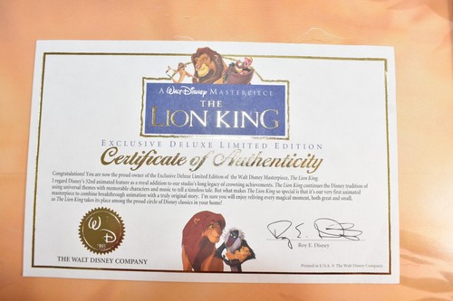 Lion King 1995 Exclusive Deluxe Video Edition - Picture 8 of 12