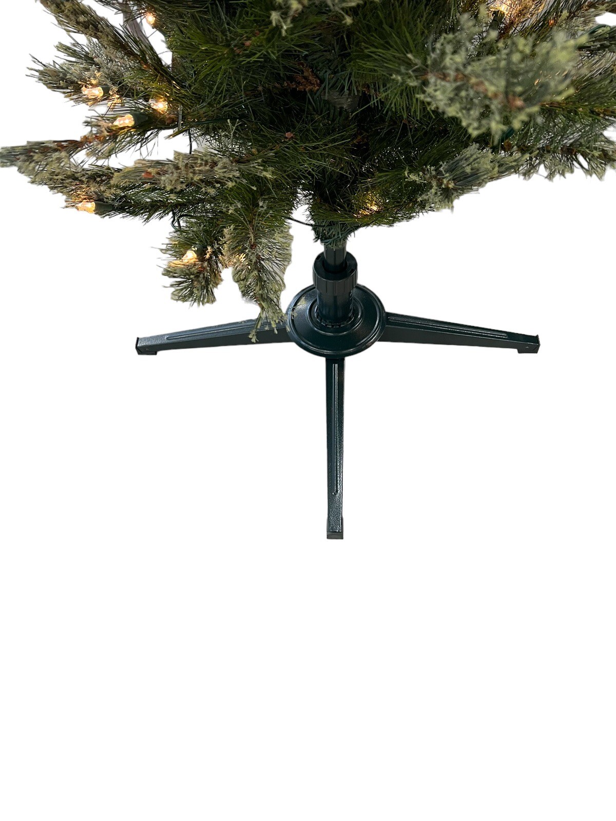 7 FOOT Pre Lit Cashmere Pencil Christmas Tree w/ Lights With Stand 210