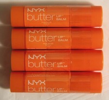 Lot of 4 NYX BUTTER LIP BALM Macaron BLB04 FREE SHIPPING