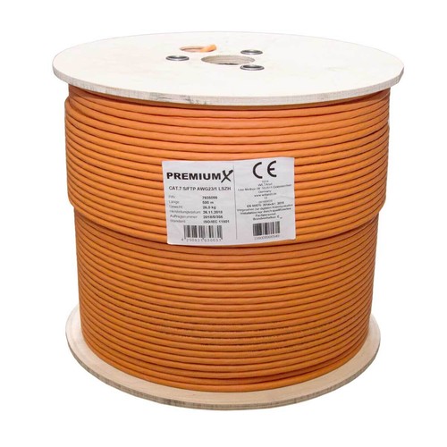 Cat7 500m Netzwerkkabel S/FTP Simplex LAN Kabel Ethernet Datenkabel Verlegekabel - Bild 12 von 12