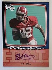 2008 Topps Rookie Progression Signatures DJ Hall Autograph RC Card #PSS-DH. rookie card picture
