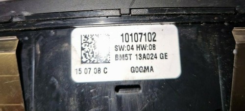 FORD TRANSIT TOURNEO CUSTOM 2013-2018 HEADLIGHT SWITCH BM5T13A024GE - Picture 4 of 4