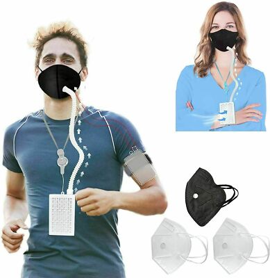 Wearable Rechargeable Electrical Air Purifying Respirator with HEPA Filter &Mask
