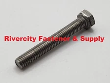 (50) M5-0.8x35 Stainless Hex Head Screws M5x35 Bolts 5mm x 35mm M5x0.8x35  