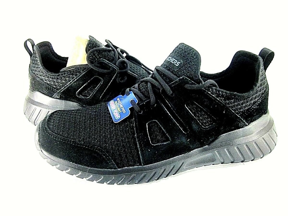 Skechers 52822-BBK Sport Rough Men's Black Sneakers US Size M