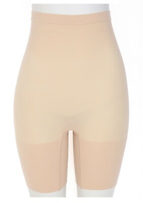 SPANX Soft Nude Higher Power Tummy Control Shorts Women's Size M 177155