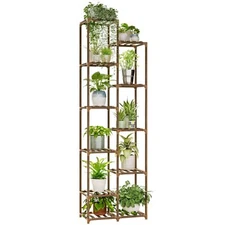 Plant Stand Indoor 72'' Tall Plant Shelf Outdoor Large Wood Plant Rack Corner...