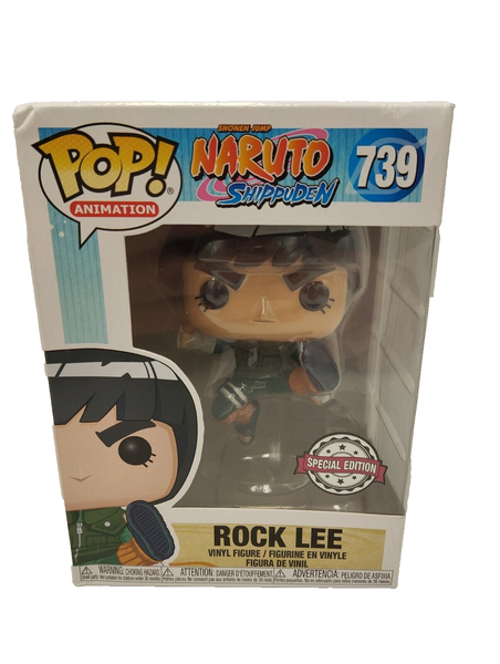Funko Pop -Naruto Shipuden- Rock Lee- 739- Vinyl Figur -Neu Ovp 2.Wahl *-image