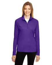 Team 365 Knits Womens Zone Performance Quarter-zip Tt31w