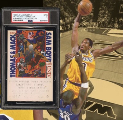 KOBE BRYANT MOST FAMOUS DUNK ON BEN WALLACE ROOKIE YEAR 1997