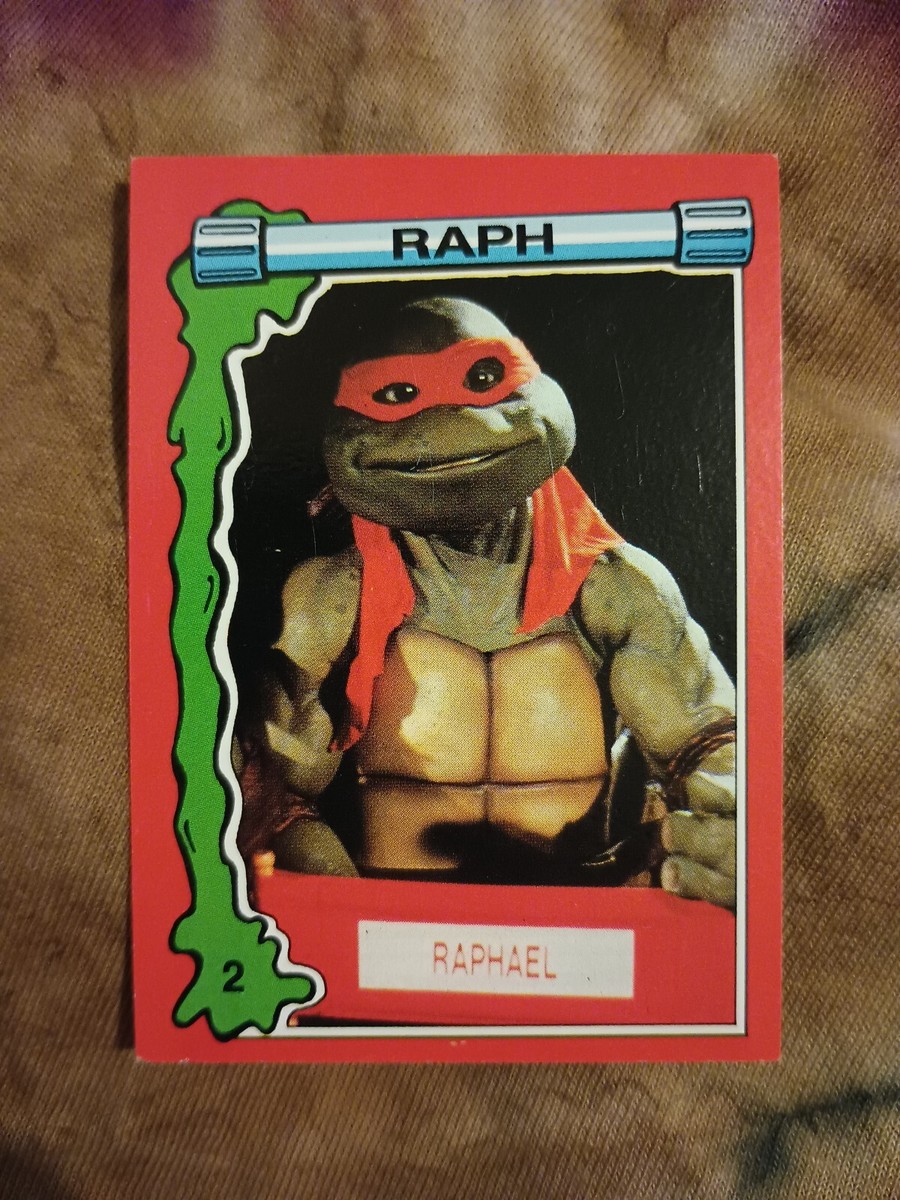 1991 RAPH RAPHAEL TOPPS TMNT TEENAGE MUTANT NINJA TURTLES OOZE #2