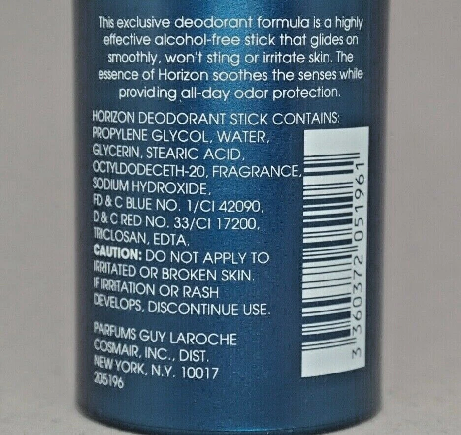 Desodorante en barra sin alcohol Horizon by Guy Laroche, 2,5 oz / 71 g Foto 3 de 3
