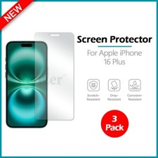 3-Pack LCD Ultra Clear HD Screen Shield Protector for Apple iPhone 16