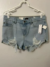 Lee Ripped Shorts MiD Rise Shorty Size 31 NWT