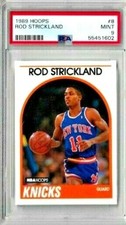 1989 Hoops Rod Strickland PSA 9