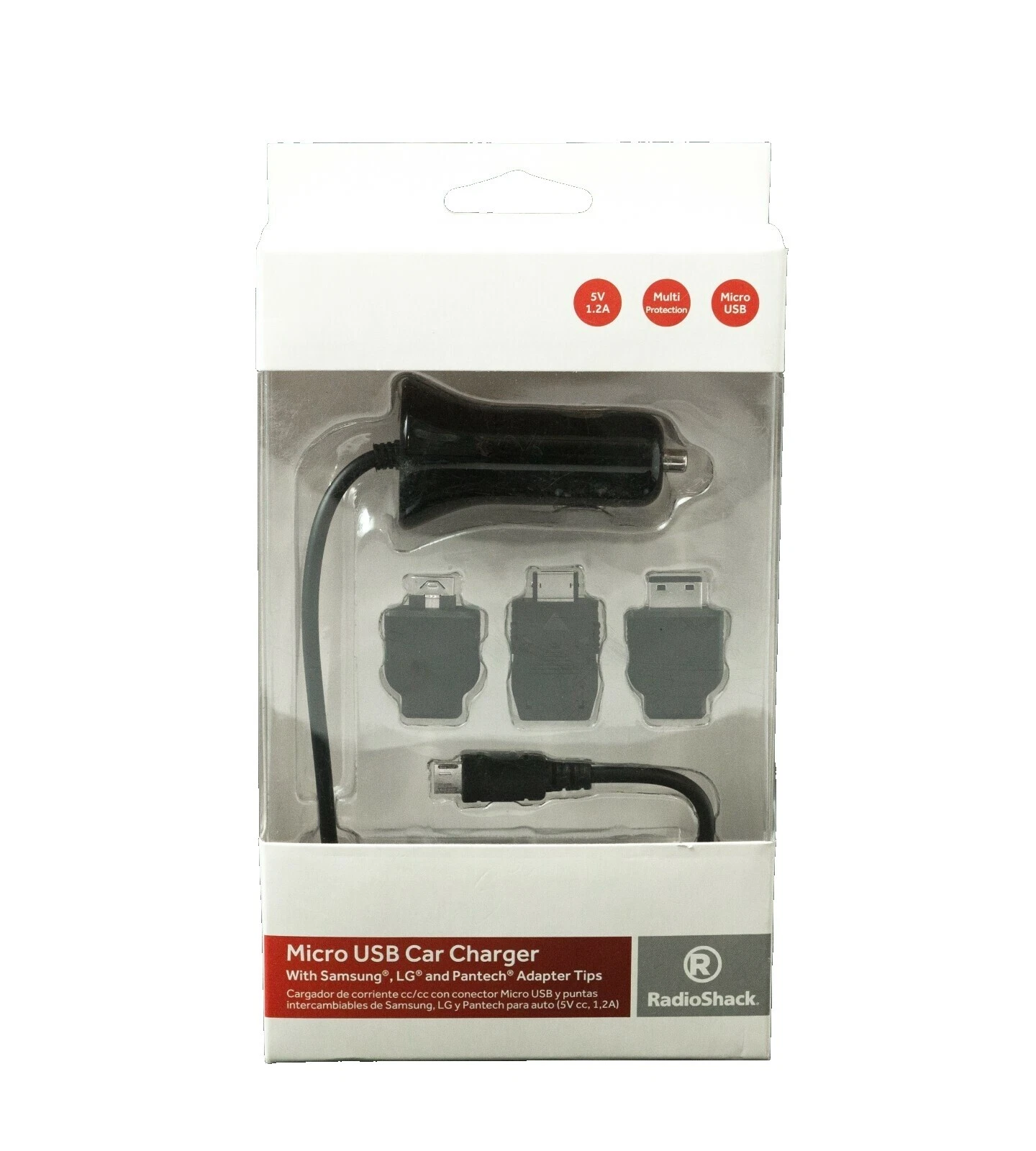 Cargadores de teléfonos celulares RadioShack Negro y Soportes de