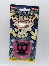 Billy-Bob Skull Pacifier Babies With Attitudes Glow In The Dark ZZ7