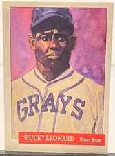 1993 Eclipse Enterprises Negro League Baseball Walter "Buck" Leonard Prototype 6