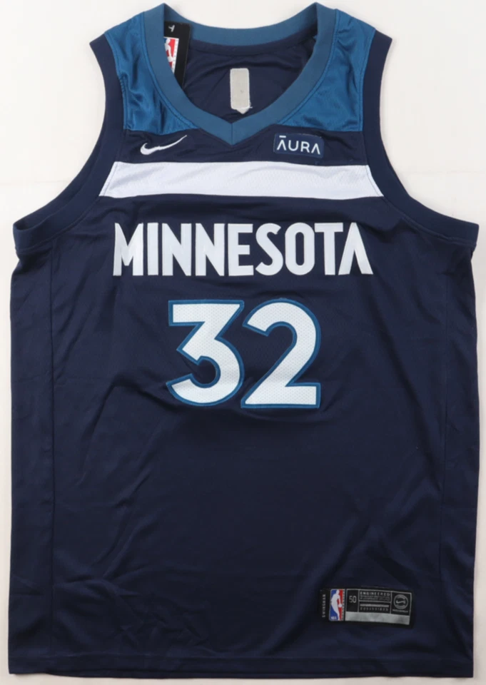 Karl-Anthony Towns Signed Authentic Nike Minnesota Timberwolves Jersey (PSA) - Image 3 of 3
