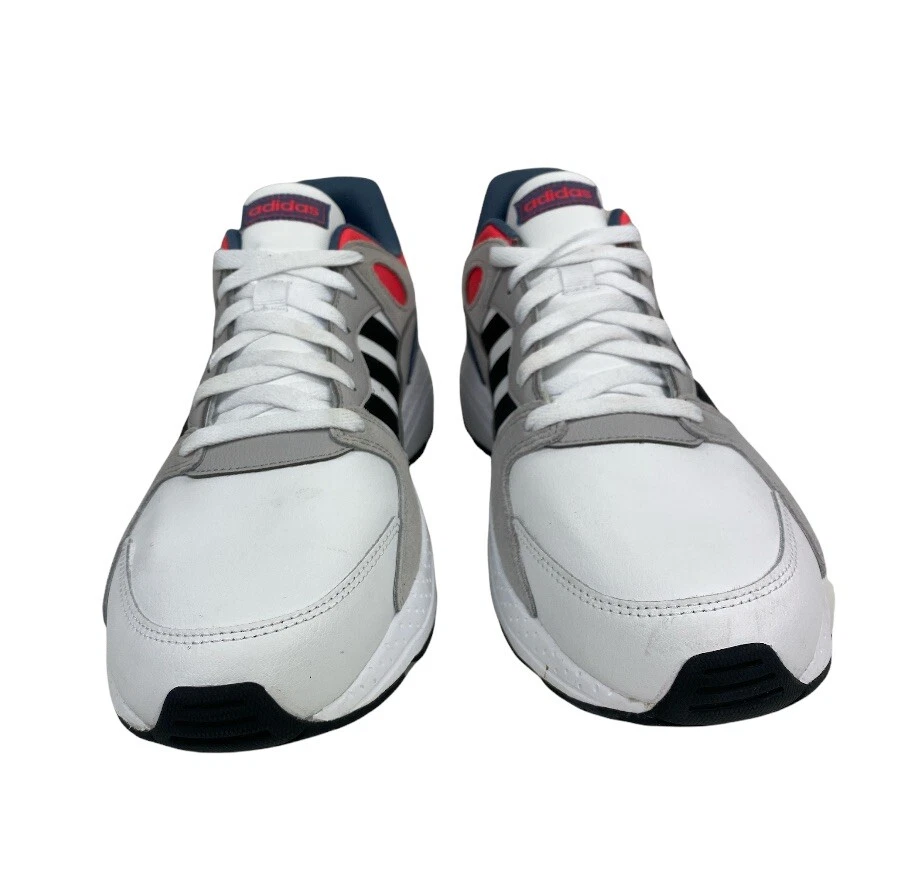 Adidas Chaos Men s Running Shoe Size 11.5 White Red Blue Cloudfoam Sneakers