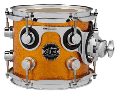 DW Performance 8x7'' Zoll Tom Gold Sparkle USA Drum Workshop TomTom Finish Ply