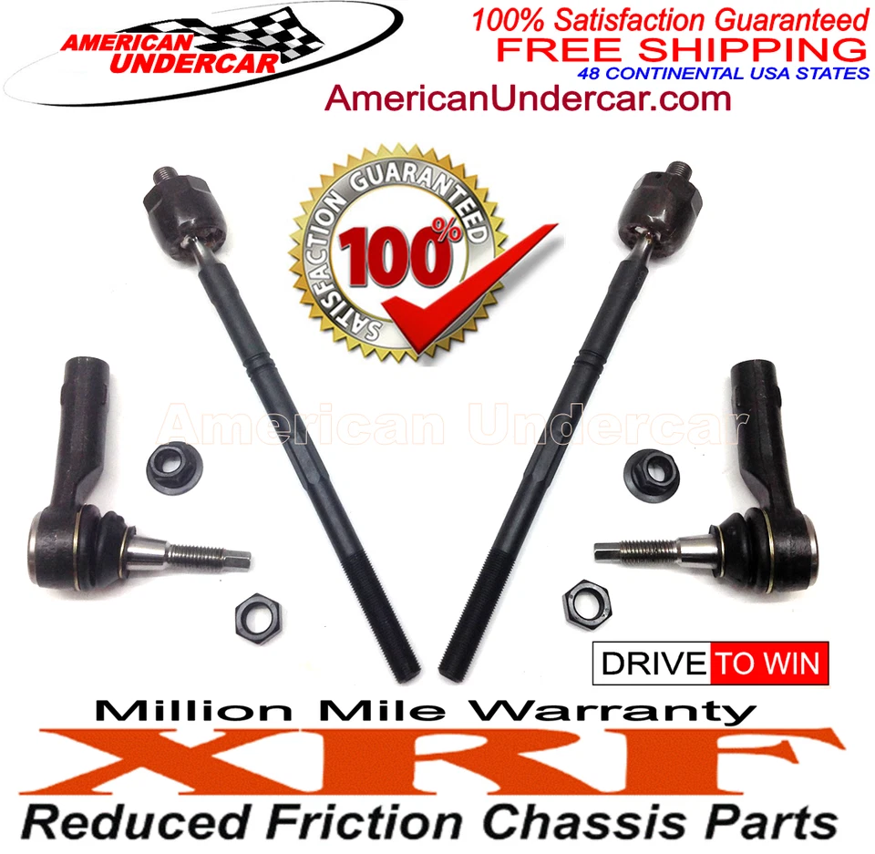 XRF Inner and Outer Tie Rod End Steering Kit 2009 - 2014 Ford F150 - Image 2 of 4