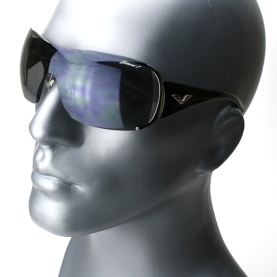 ELEMENT 8 New Oversized Rimless Shield Mens Womens Designer Sunglasses