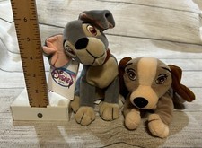 NWT Disney Store Mini Bean Bag 8" Lady  Tramp New with tags Tub18