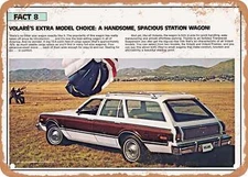 METAL SIGN - 1977 Plymouth Volare Premier 4-Door Wagon Vintage Ad