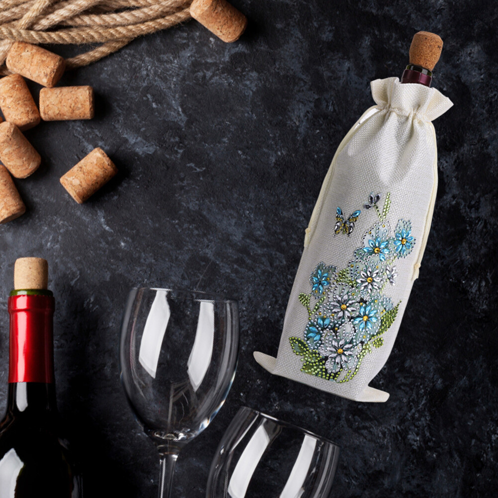DIY Diamond Painting Wine Bags Diamond Art Liquor Bottle Covers