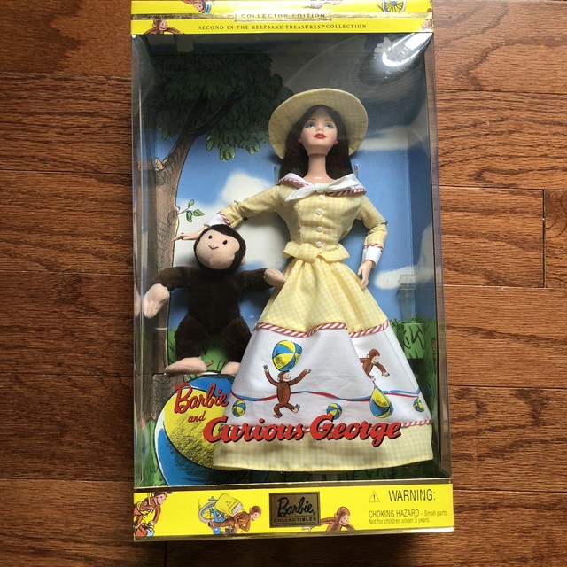 curious george barbie doll value