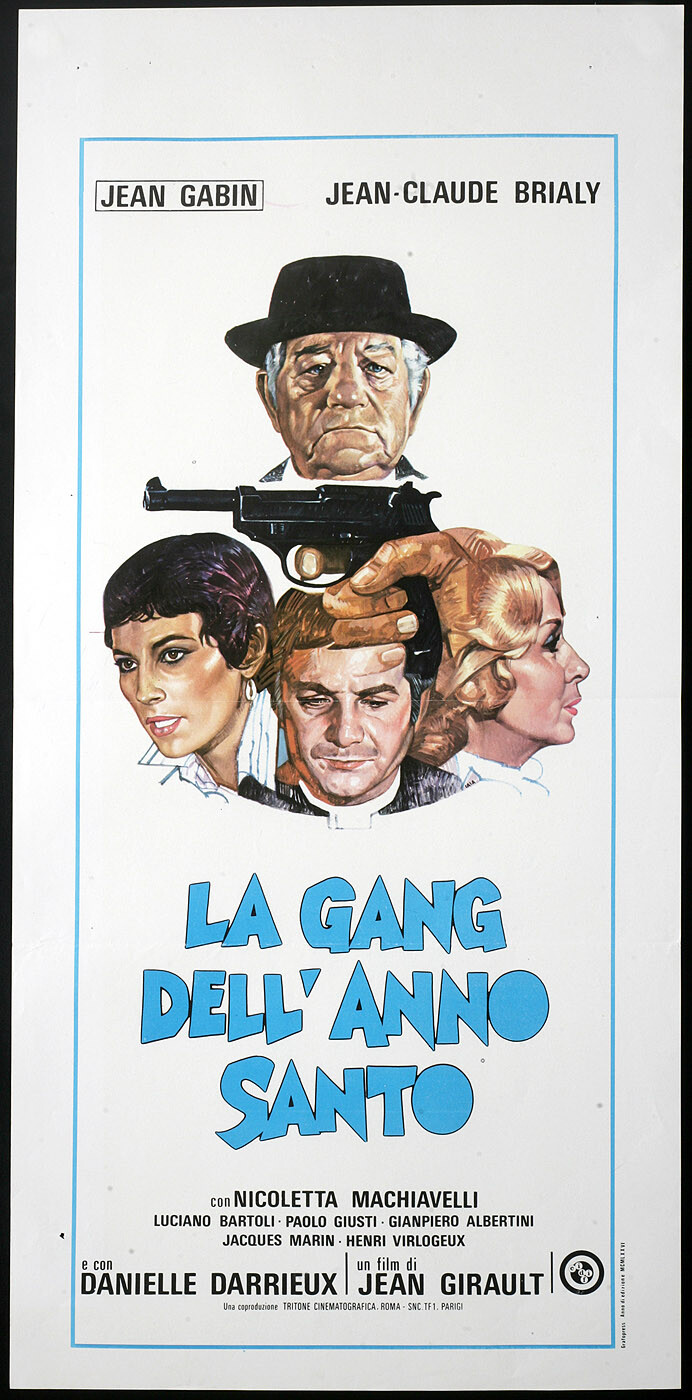 Locandina originale film La gang dell'Anno Santo (1976) - Regia di Jean Girault