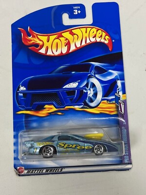 2002 Hot Wheels Race & Win Pro Stock Firebird Spree Metalic Blue 1:64 A24