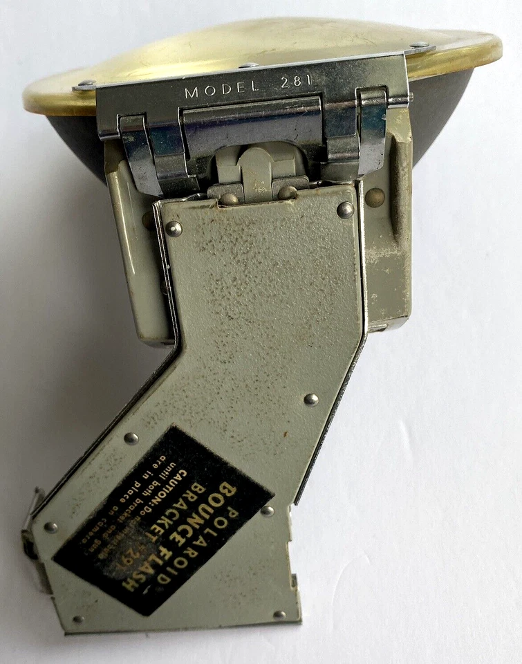Polaroid Bounce Flash Adapter Bracket Model 291, BC Flash Model 281 and Diffuser - Image 4 of 4