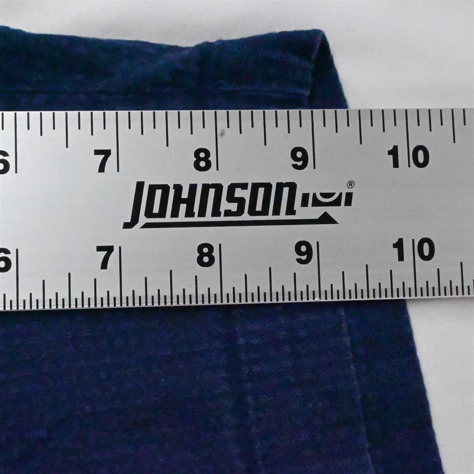 Hart Schaffner Marx 36 x 9" Blue Seersucker Mens Dress Flat Front Chino Shorts - Imagem 4 de 4