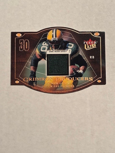 2004 Fleer Ultra Gridiron Producers Game-Used Copper Ahman Green #GP/AG