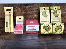 Burt's Bees Lot Of 5 Cuticle Cream Renewal Night Cream Lip Treatment Lip Oil Pic