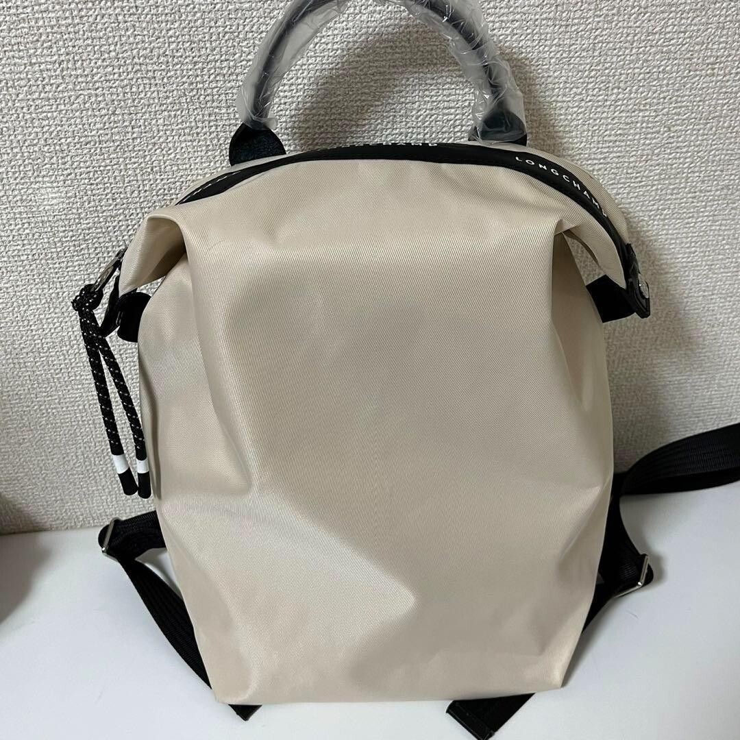 Longchamp Energy Le Pliage Backpack Rucksack Ivory outlet New | eBay