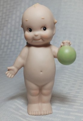 Bisque Kewpie Doll With Green Ball 1992 Enesco Indonesia