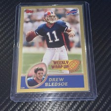 2003 Topps #292 Drew Bledsoe /499 Gold Weekly Wrap Up Buffalo Bills