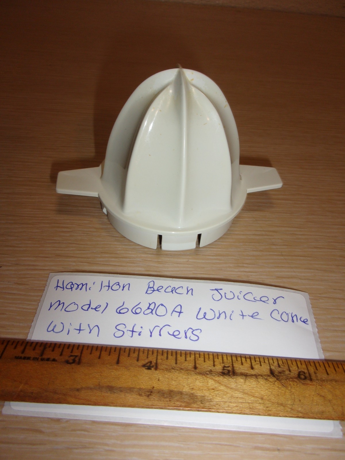 PARTS FOR HAMILTON BEACH JUICER MODEL 6620A WHITE CONE WITH STIRRERS