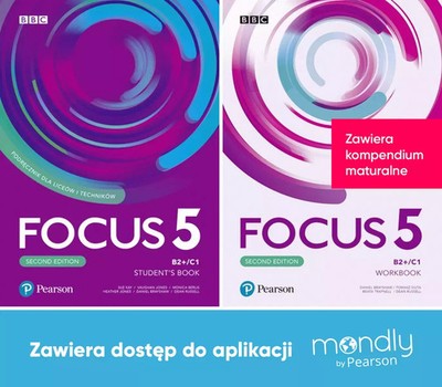 9788367838108 Focus Second Edition 5. Komplet Podręcznik + Zeszyt ćwiczeń + dost