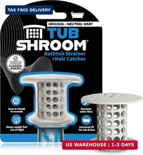 TubShroom Bathtub Drain Hair Catcher - in-Drain Tub Strainer  Clog Prevention P