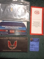 1978 PONTIAC TRANS AM / FIREBIRD + OWNER'S MANUAL SET++ ORIGINAL GUIDEBOOK SET