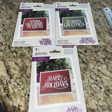 Gemini Expressions X 3 Die Sets by Crafter's Companion-Christmas