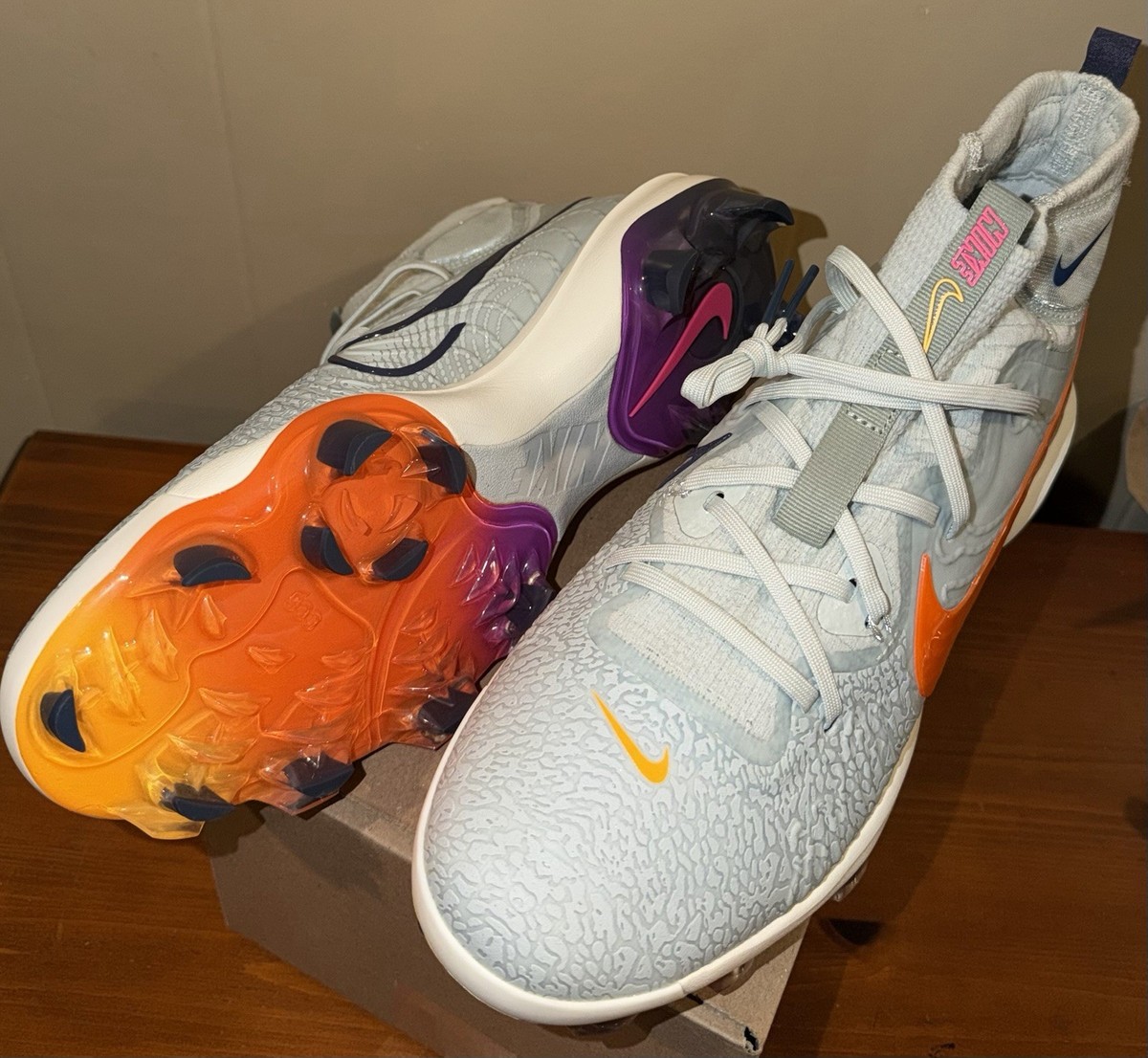 Nike Alpha Huarache NXT MCS Mid Baseball Cleats HF1132-001  display picture 1