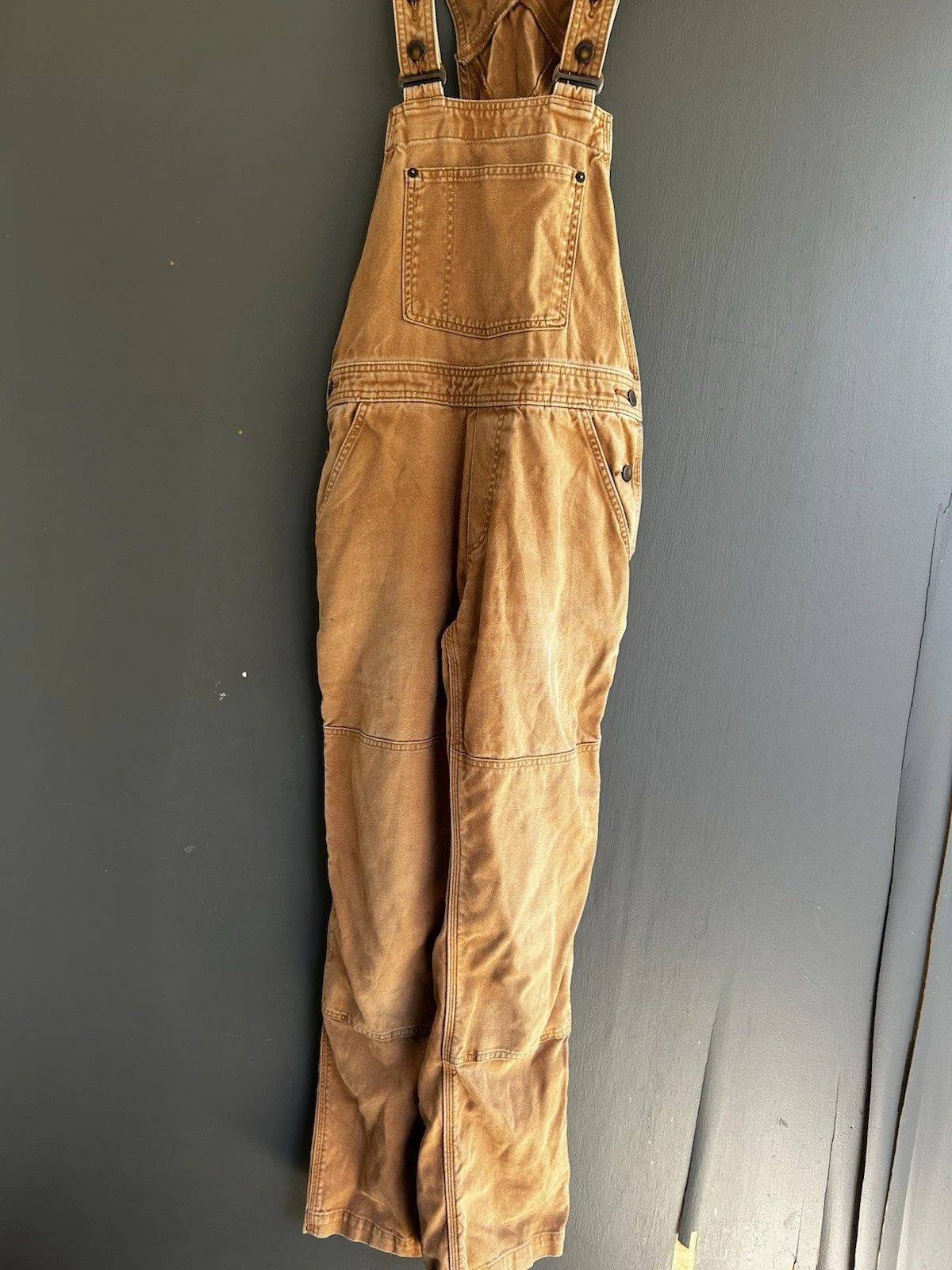 Patagonia - Hemp Canvas Carpenter Double Knee Bib Overalls Sz S