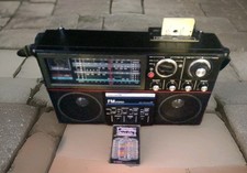 Worldstar Multi-Band AM FM SW Ricevitore Lettore Cassette MBR-1C 10 Bande Funzionante